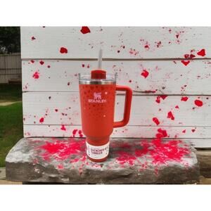 STANLEY TARGET 40 OZ STAINLESS STEEL VALENTINES DAY RUBY HEARTS READY TO SHIP!❤️